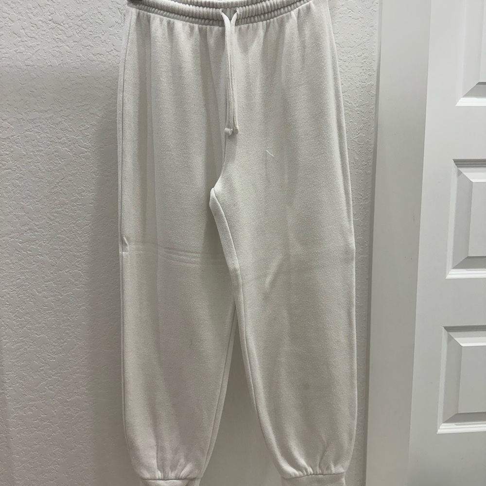 Zara Cream Jogger Pants